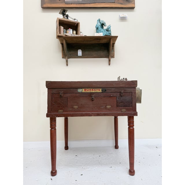 1920s Antique “Buckeye” Incubator Table For Sale - Image 5 of 11