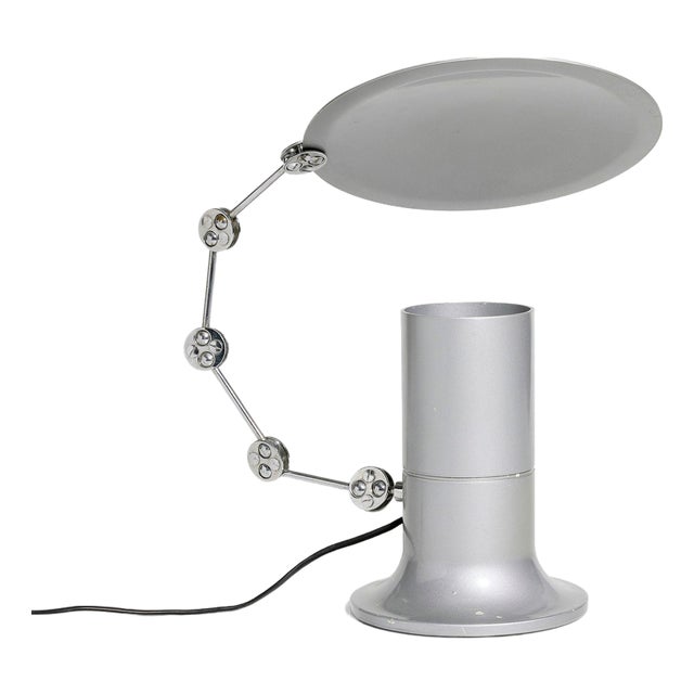 1970s Mid-Century Modern “Aureola” Articulated Table Lamp by Ivo Sedazzari for Prisma For Sale