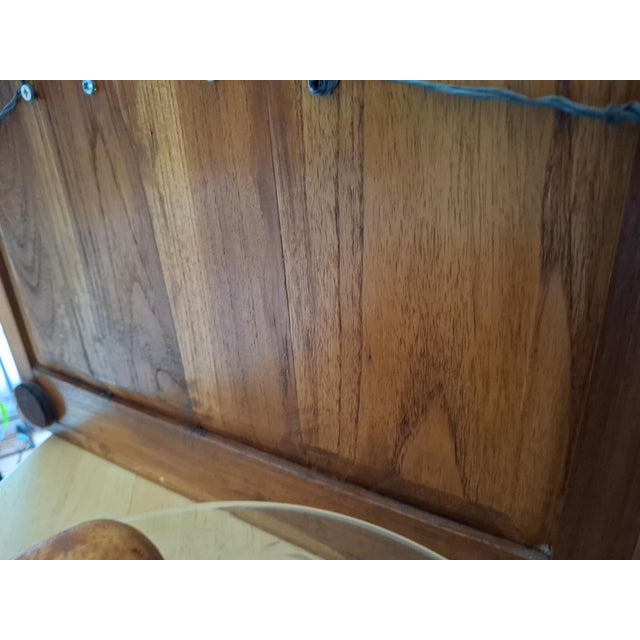 Chestnut 2 Authentic French Provincial Hanging Wall Cabinets From the 1900 Circa For Sale - Image 8 of 16