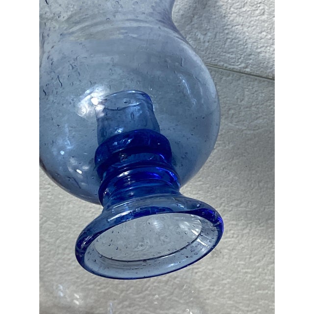 Bubble Glass Tealight Holder from Biot, 1970s For Sale - Image 6 of 8