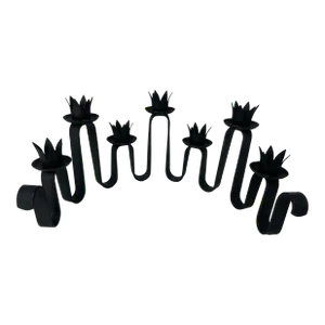 Black Wrought Iron MCM Candelabra