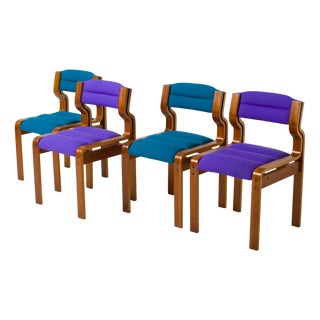 Dining Chairs by Jan Bocan for Holesov, Czechoslovakia, 1970, Set of 4 For Sale