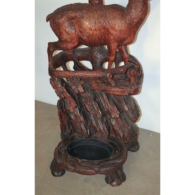 Traditional 19th Century Black Forest Carved Hall Tree For Sale - Image 3 of 10