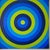 Vintage Signed Op Art Concentric Circles Oil Painting For Sale - Image 9 of 13