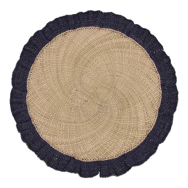 Johanna Ortiz Deep Navy Orpua Placemat, Set of 2 For Sale