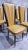 1950s Mid-Century Dining Chairs in Gold Vinyl & Macassar by N.F.Ameublement, 1950s, Set of 6 For Sale - Image 5 of 12