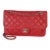 Red Quilted Caviar Medium French Riviera Flap Bag For Sale