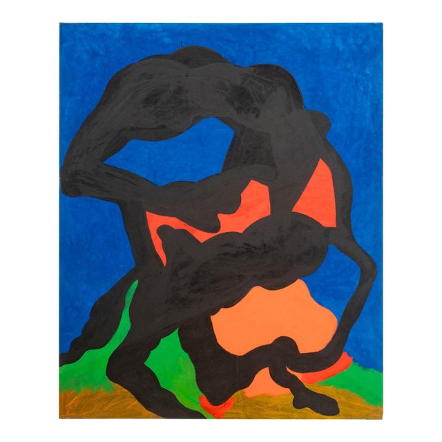 Jack Roth Untitled (Gob Gob Series) Acrylic, 1982 For Sale