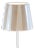 Zafferano Ceramic Sand Striped Shade for Poldina Lido Lamp For Sale