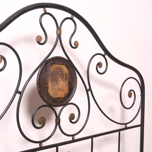 Vintage Wrought Iron Bed, Italy, 19th Century For Sale - Image 7 of 18