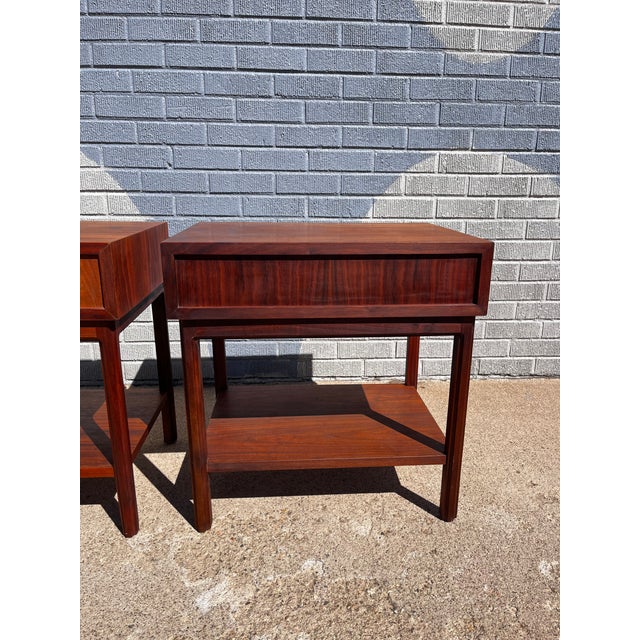 Mid-Century Modern Jack Cartwright for Founders, Pair of Nightstands, Attributed For Sale - Image 12 of 13