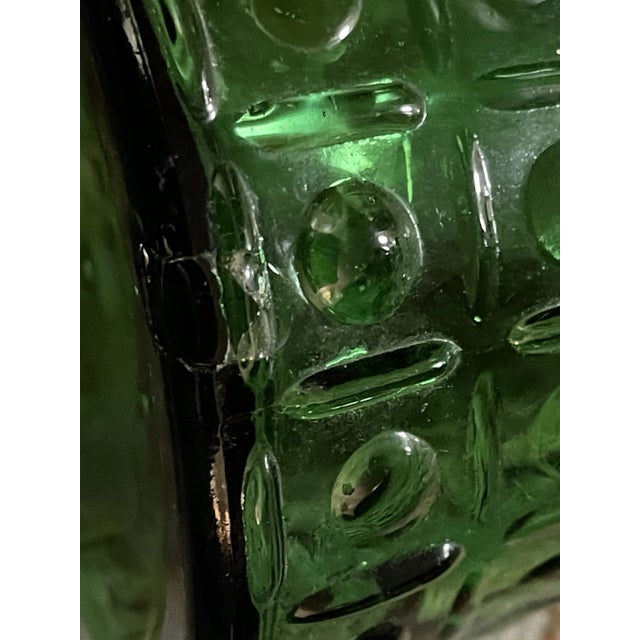 1960s Empoli “Aztec” Italian Mid Century Art Glass - For Sale - Image 11 of 12