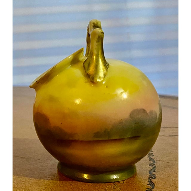 Early 20th Century Rare Royal Bayreuth Hand Painted Miniature Sugar: English Huntsman, Horse, Fox Hounds For Sale - Image 6 of 11