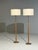 Mid-Century Modern Eje Ahlgren, Bergboms, Floor Lamps, Teak, Polished Brass, Sweden, 1950s For Sale - Image 3 of 13