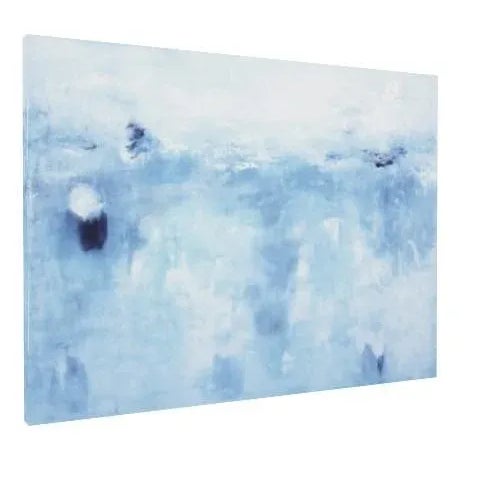 "Magic Hour" Large Giclee Canvas Print Blue Lavender White Limited Edition Print by KR Moehr For Sale - Image 4 of 4