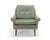 Mid-Century Modern Svend Skipper -1960s Danish Modern Lounge Chair in Sage Faux Alligator For Sale - Image 3 of 11