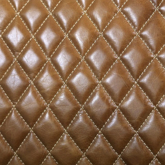 2020s Pasargad Home Capri Top Grain Leather Dining Chair For Sale - Image 5 of 9