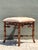 Vintage Faux Bamboo Wood Low Stool For Sale - Image 12 of 12