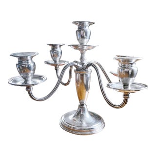 1958 Silver Candelabra From the Leamington Hotel in Minneapolis For Sale