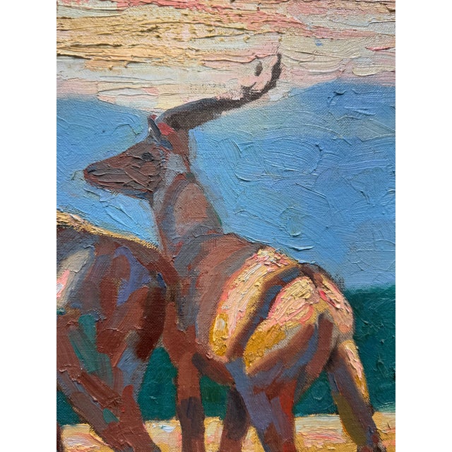 "Lions!!! Scourge of the Greater Kudo" George T. Chakos Fine Art For Sale - Image 4 of 8