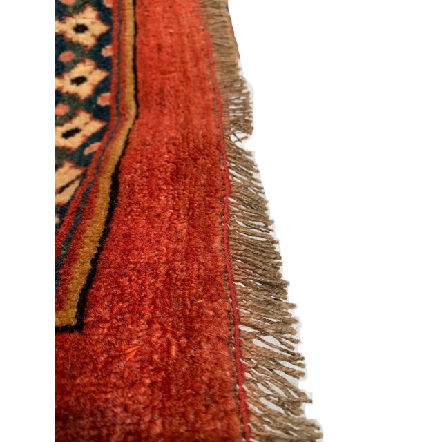 1900 - 1909 Rust Persian Antique Bidjar For Sale - Image 4 of 9