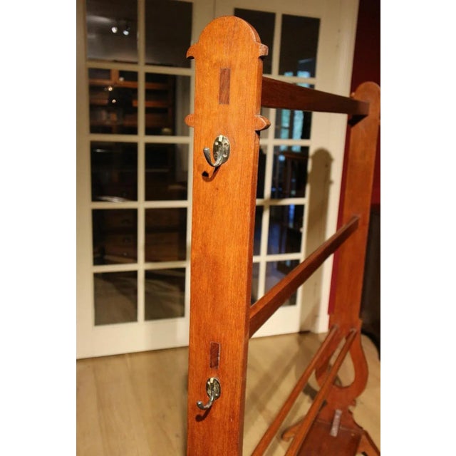 Clothing Rack in Teak For Sale - Image 5 of 6