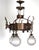 Metal Antique Art Nouveau Chandelier, 1890s For Sale - Image 7 of 15