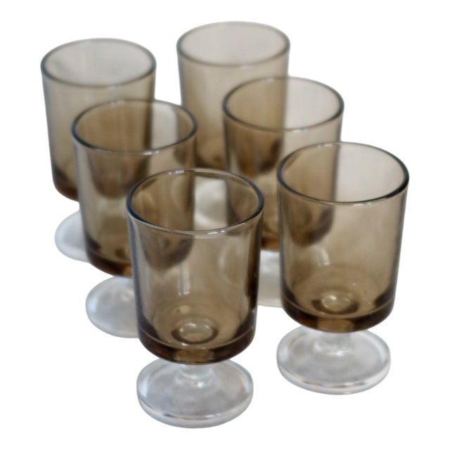 Vintage Liqueur Glasses from Luminarc, 1990s, Set of 6 For Sale