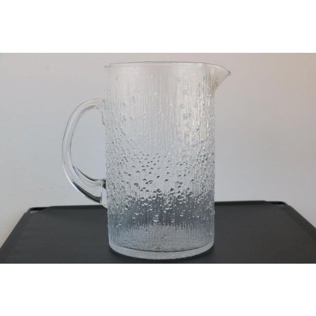 Transparent Iittala Hopla Glass Pitcher by Tapio Wirkkala For Sale - Image 8 of 8