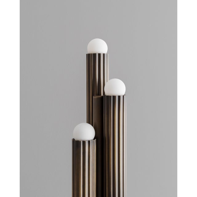 Brown Industrial Vesta Table Lamp For Sale - Image 8 of 18