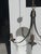 Modern Five-Arm Metal Chandelier, 1980s For Sale - Image 15 of 18