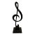 Iron Treble Clef Sculpture For Sale