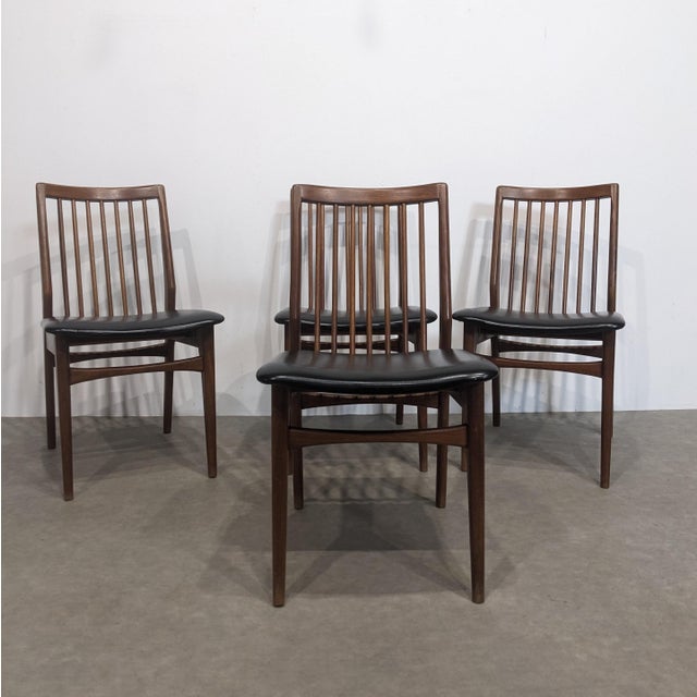 Wood Mid-Century Modern Teak Chairs, 1960s, Set of 4 For Sale - Image 7 of 10
