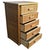 Bamboo and Woven Rattan Five-Drawer Chest, 1970s For Sale - Image 6 of 8