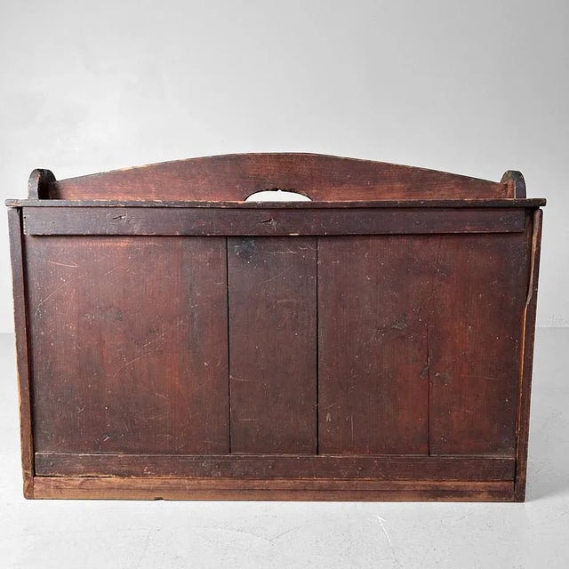 Antique Japanese Wooden Storage Box, 1900s For Sale - Image 13 of 13