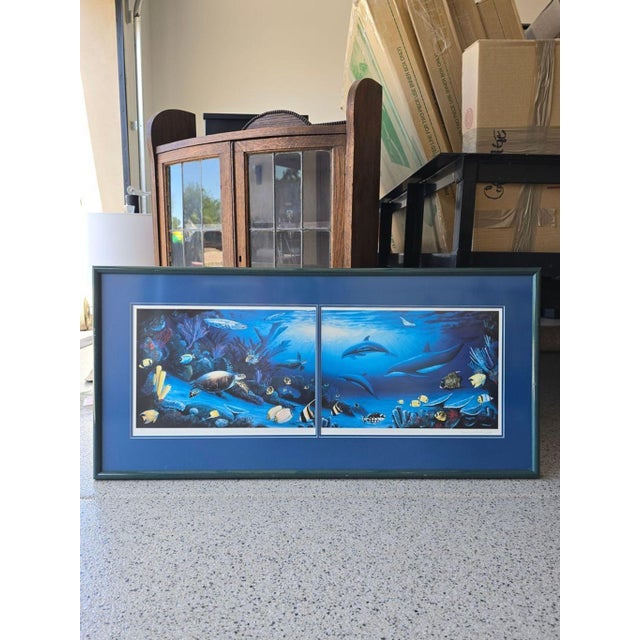 1990s "Living Reef" Two-Paneled Lithograph by Robert Wyland For Sale - Image 5 of 6