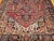 Persian Vintage Persian Heriz Rug, Hand-Knotted Wool, Geometric Medallion Pattern, Red & Navy, 9x12 For Sale - Image 3 of 18