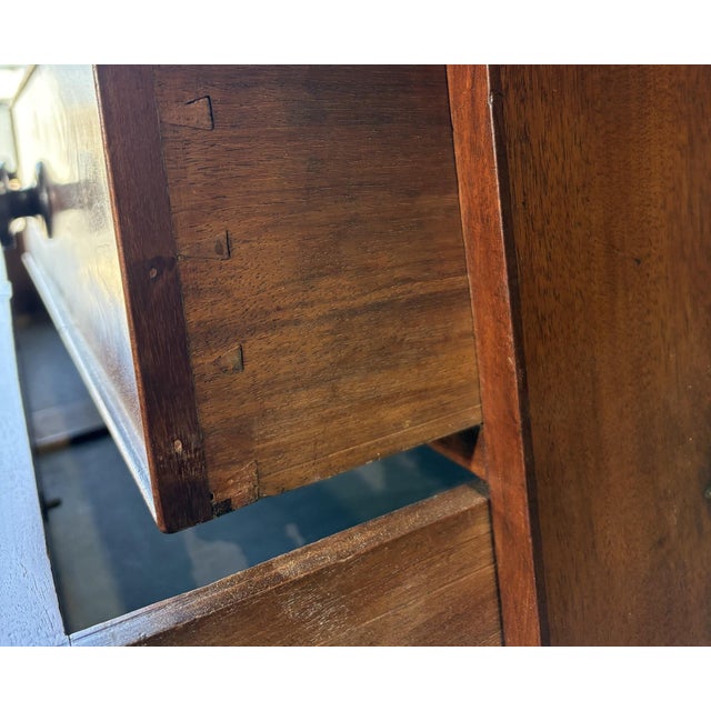 Wood An Antique 19th Century Chest of 6 Drawers / Dresser For Sale - Image 7 of 7