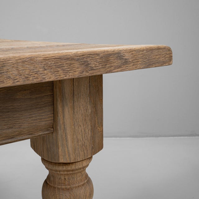 20th Century French Oak Dining Table For Sale - Image 10 of 11