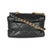 Traditional Black Shiny Lambskin Large Chanel 19 Flap Bag For Sale - Image 3 of 9
