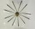 1960s Grand Oscar Torlasco Ragno LUMI 1960s Italian Flush Chandelier For Sale - Image 5 of 11