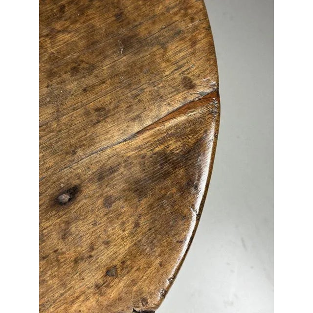 Brown English Monk Chair Table in Oak For Sale - Image 8 of 18