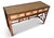 Mid-Century Modern Rattan Side Table with Glazed Top, 1950s For Sale - Image 9 of 10