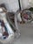 Platinum 1940s Sheridan Silver Co Silver Plated Tea Pot Silver on Copper Flower Design 4 Footed For Sale - Image 8 of 12