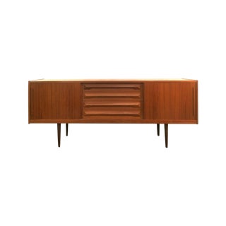 Danish Modern Mid-Century Teak Credenza For Sale