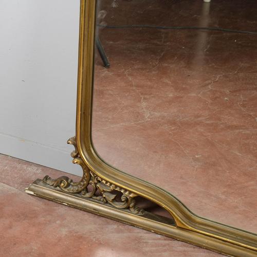 Antique Sideboard Mirror, 1900s For Sale - Image 5 of 9