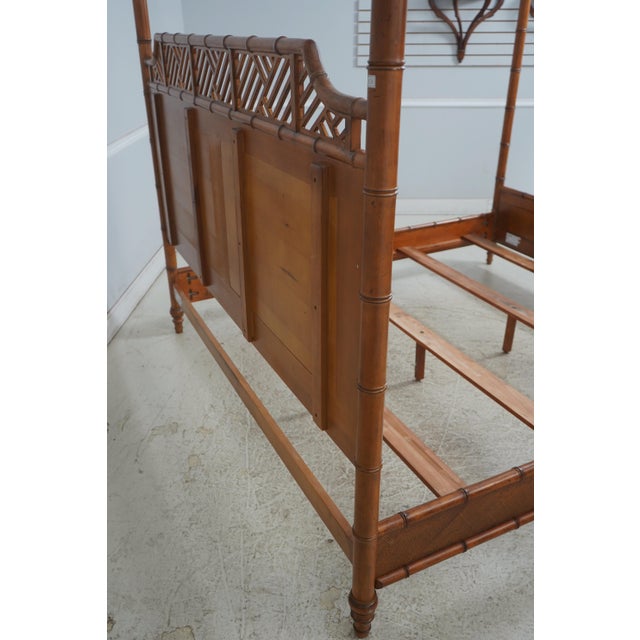 Tommy Bahama King Size Bamboo Form Bed For Sale - Image 12 of 17