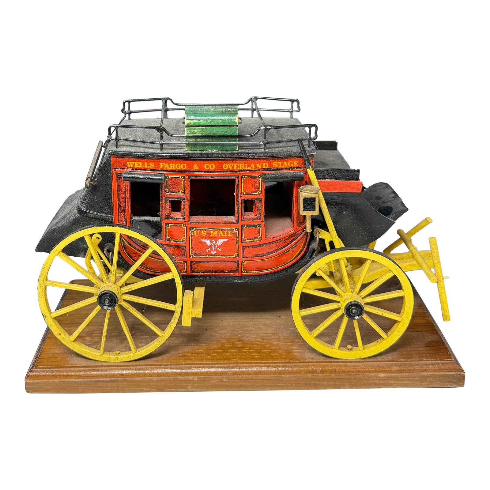 Vintage Wells Fargo Stage Coach Western Model by Oscar Cortes 1993 ...