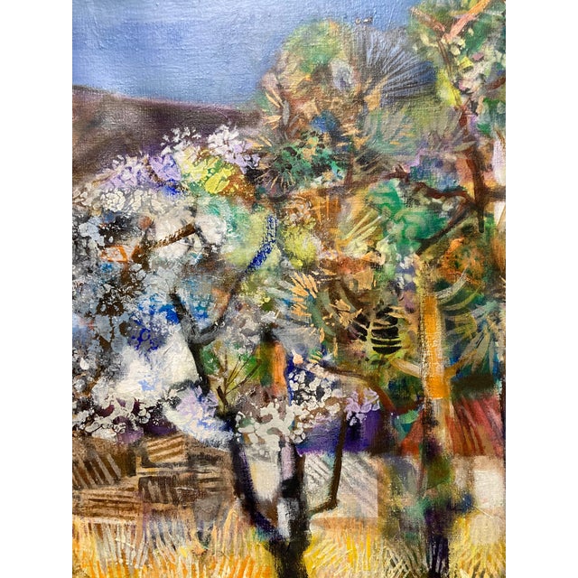 Thalmos, The Sainte-Victoire Mountain, 1980s, Oil on Canvas For Sale - Image 9 of 16