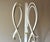 Vintage Hand-Forged Iron Coat Stand in White and Gold, 1950s For Sale - Image 3 of 18